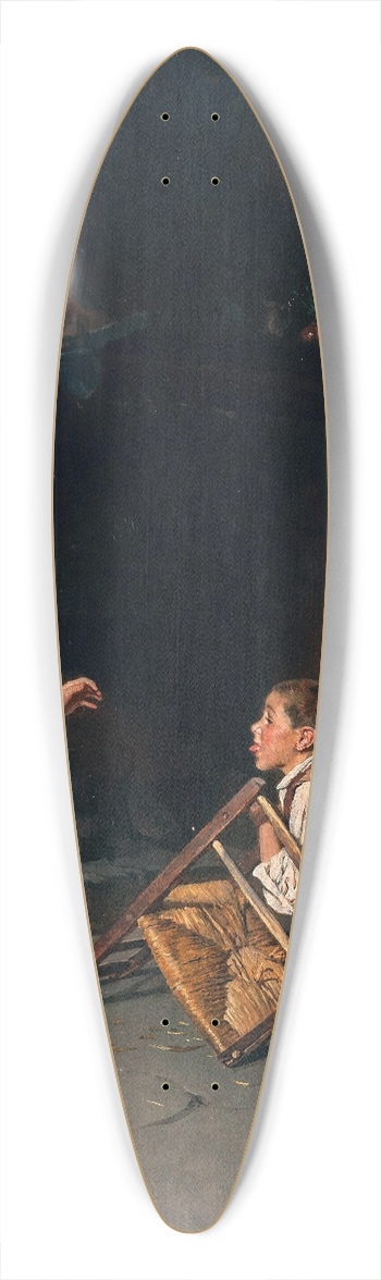 Giuseppe Constantini - Blind Mans Buff 39.3 inch art pintail longboard deck