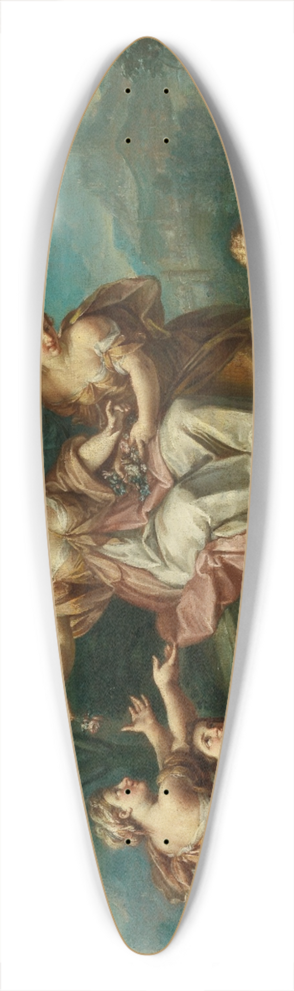 Giuseppe Marchesi - Allegory of Spring 39.3 inch art pintail longboard deck
