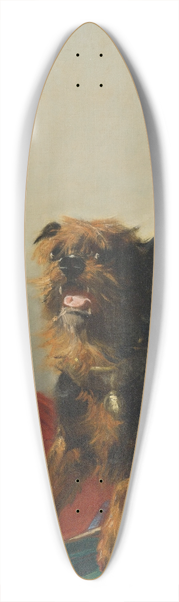 Giuseppe Palizzi - Playing with a Fan 39.3 inch art pintail longboard deck