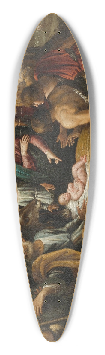 Giuseppe Vermiglio - The Adoration Of The Shepherds 39.3 inch art pintail longboard deck