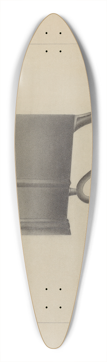 Gordon Sanborn - Pewter Mug 39.3 inch art pintail longboard deck