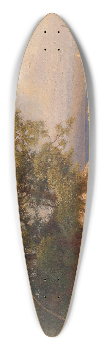 Gottfried Seelos - An der Kste 39.3 inch art pintail longboard deck