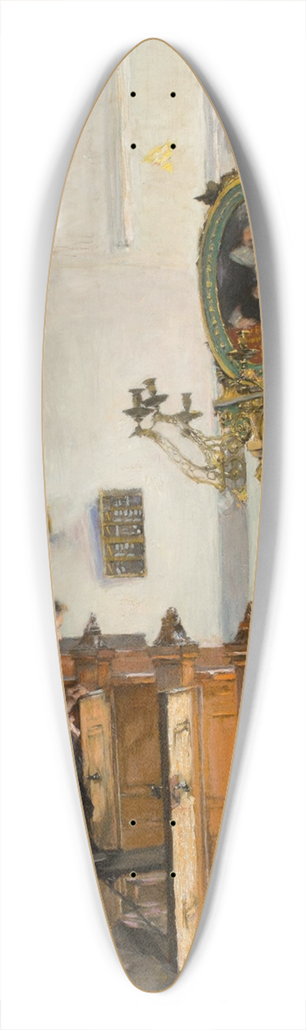 Gotthardt Kuehl - In der Katharinenkirche in Hamburg 39.3 inch art pintail longboard deck