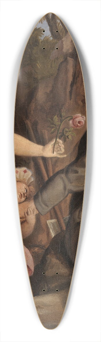 Gottlieb Schick - Versuchung des Heiligen Antonius 39.3 inch art pintail longboard deck