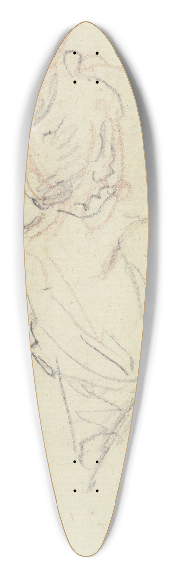 Gottlieb Welt - Brustbild eines jungen Mdchens im Profil nach rechts. 39.3 inch art pintail longboard deck