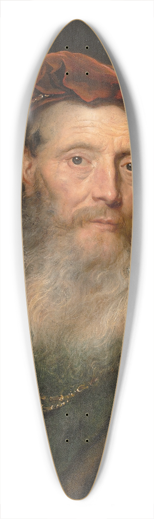Govert Flinck - Bearded Man with a Velvet Cap 39.3 inch art pintail longboard deck