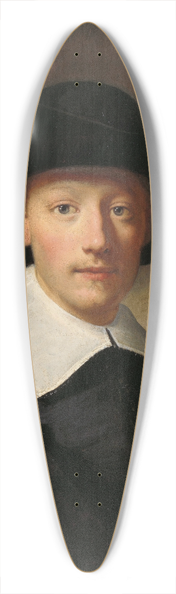 Govert Flinck - Portrait of a Man 39.3 inch art pintail longboard deck