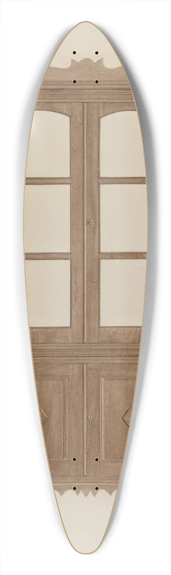 Grace Bolser - China Closet 39.3 inch art pintail longboard deck