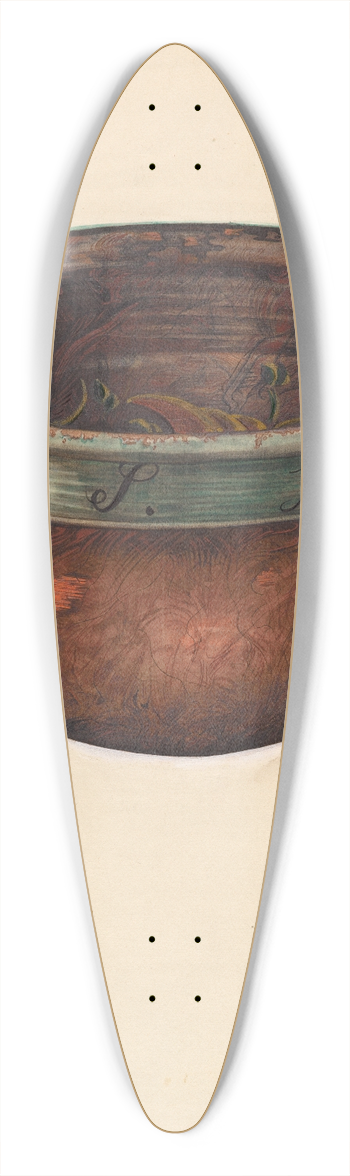Grace Halpin - Bowl 39.3 inch art pintail longboard deck
