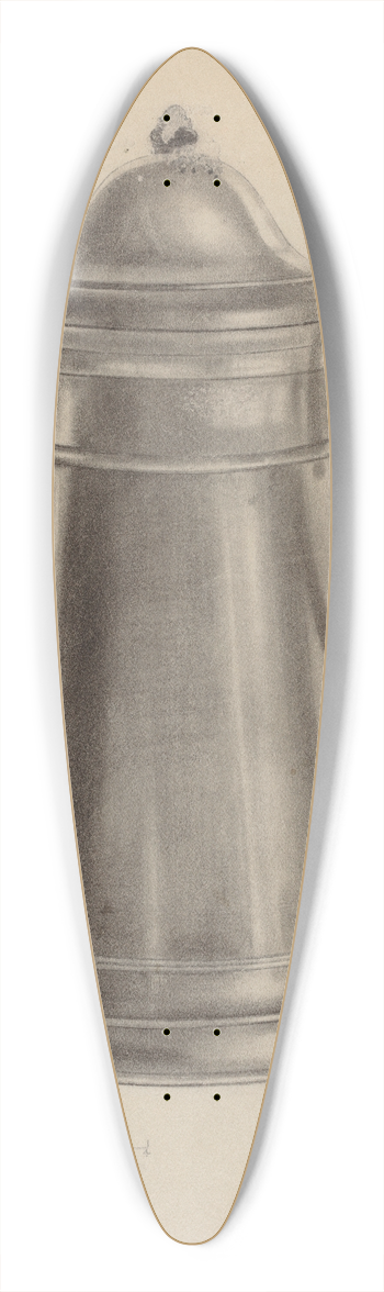 Grace Halpin - Pewter Coffee Pot 39.3 inch art pintail longboard deck