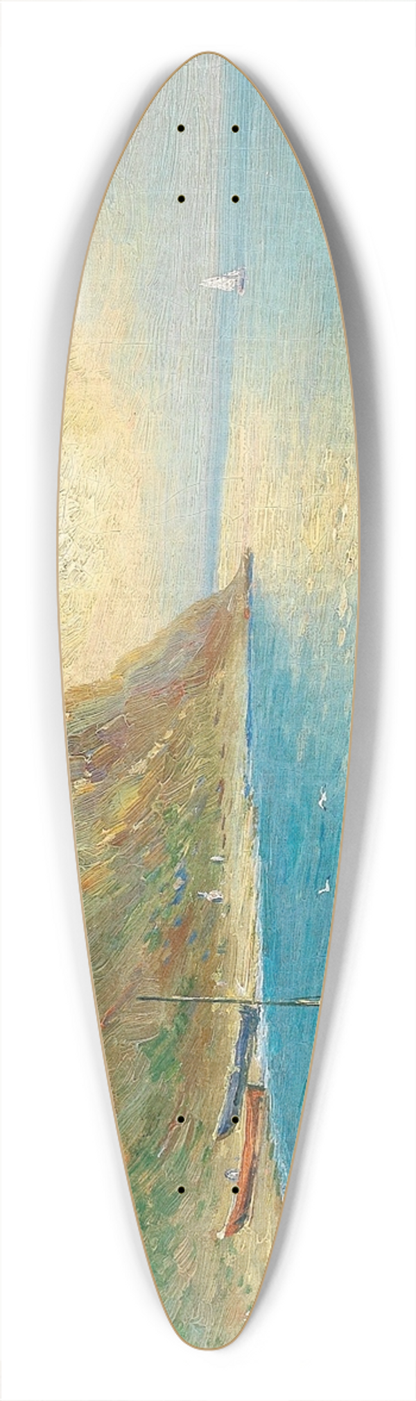Grigori Ivanovitch Kapustin - A Scene in Crimea 39.3 inch art pintail longboard deck