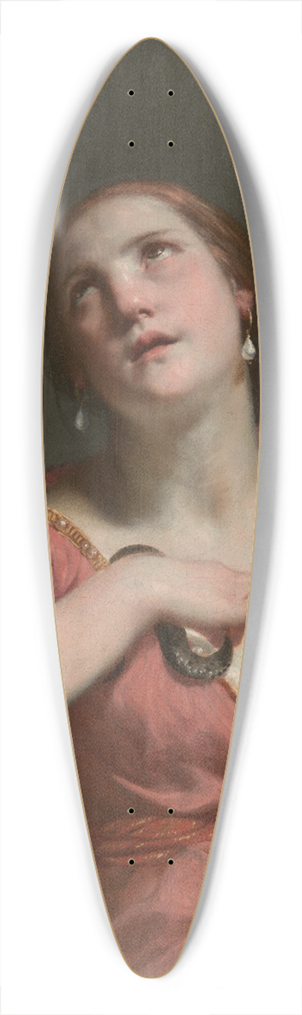 Guido Cagnacci - The Death of Cleopatra 39.3 inch art pintail longboard deck