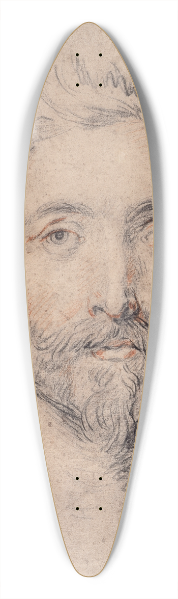 Guido Reni - Head of a Man 39.3 inch art pintail longboard deck