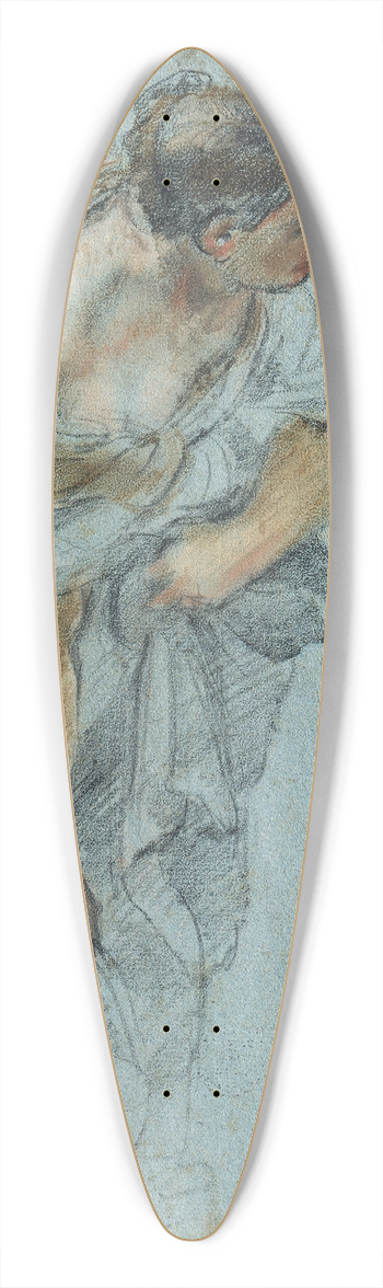 Guillaume Courtois - Study for a Female Figure 39.3 inch art pintail longboard deck