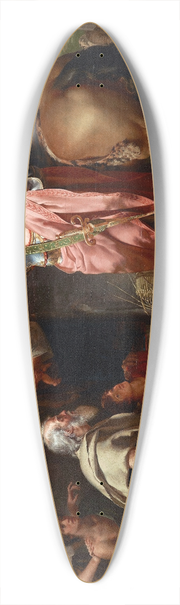 Guillaume-Guillon Lethire - Erminia and the Shepherds 39.3 inch art pintail longboard deck