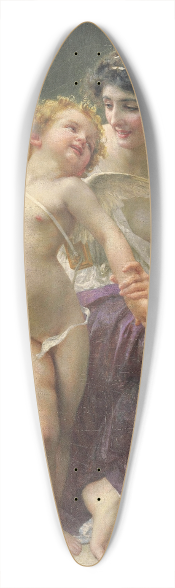 Guillaume Seignac - La jeunesse victorieuse 39.3 inch art pintail longboard deck