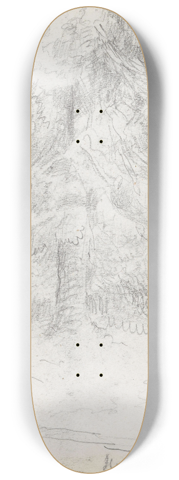 Adolph Tidemand - Trestudie, Hen 8.25 inch art skate deck