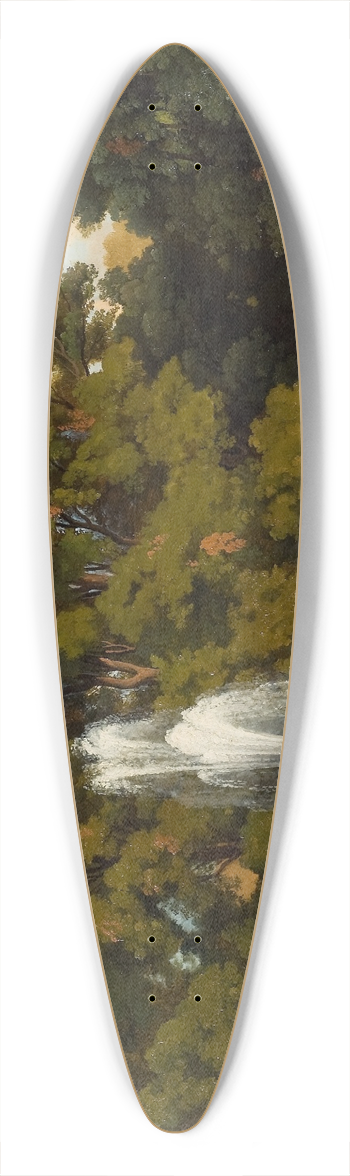 Gustaf Wilhelm Palm - In the Park, Frascati 39.3 inch art pintail longboard deck