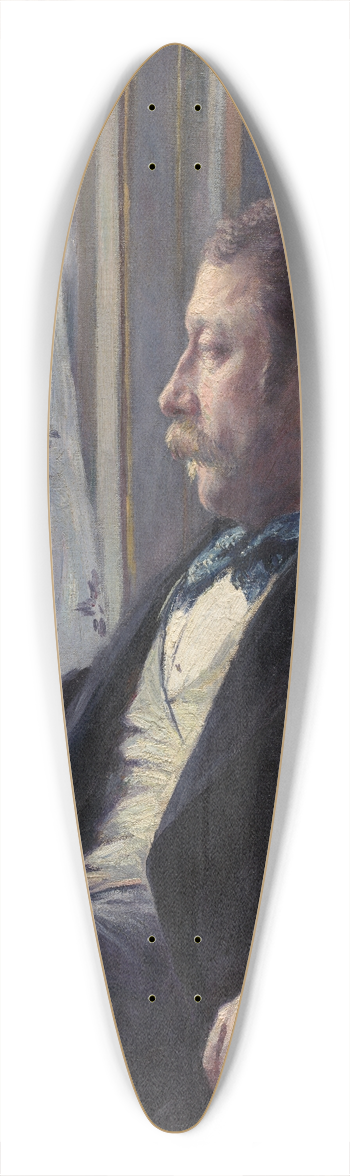Gustave Caillebotte - Portrait of a Man 39.3 inch art pintail longboard deck