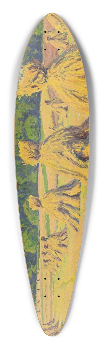 Gustave Cariot - Paysage aux bottes 39.3 inch art pintail longboard deck