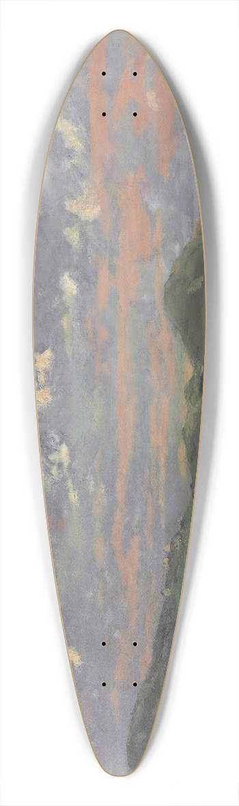 Gustave Courbet - Les Dunes De Deauville 39.3 inch art pintail longboard deck