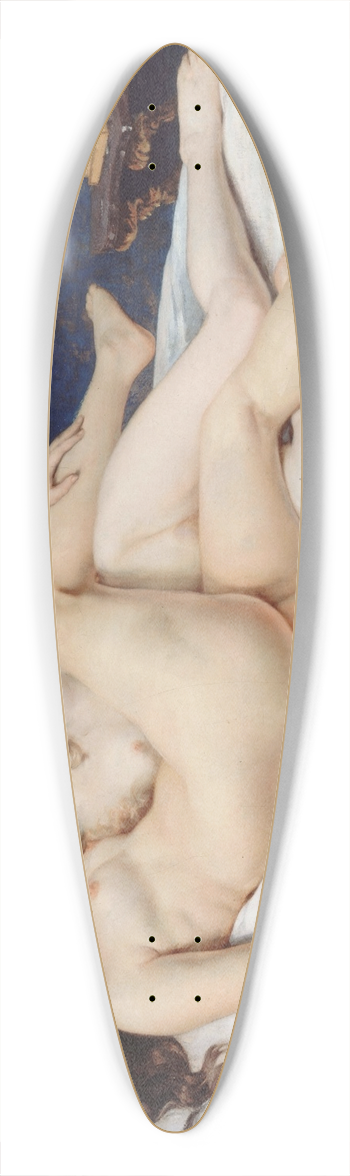 Gustave Courbet - Le sommeil 39.3 inch art pintail longboard deck
