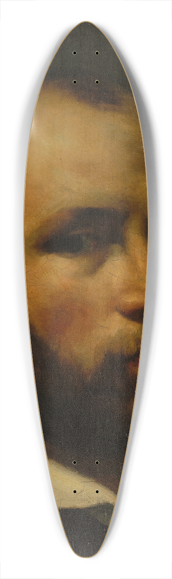 Gustave Courbet - Portrait of a Man 39.3 inch art pintail longboard deck