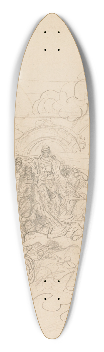 Gustave Dor - Anthony and Cleopatra 39.3 inch art pintail longboard deck