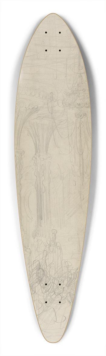 Gustave Dor - Cleopatra 39.3 inch art pintail longboard deck