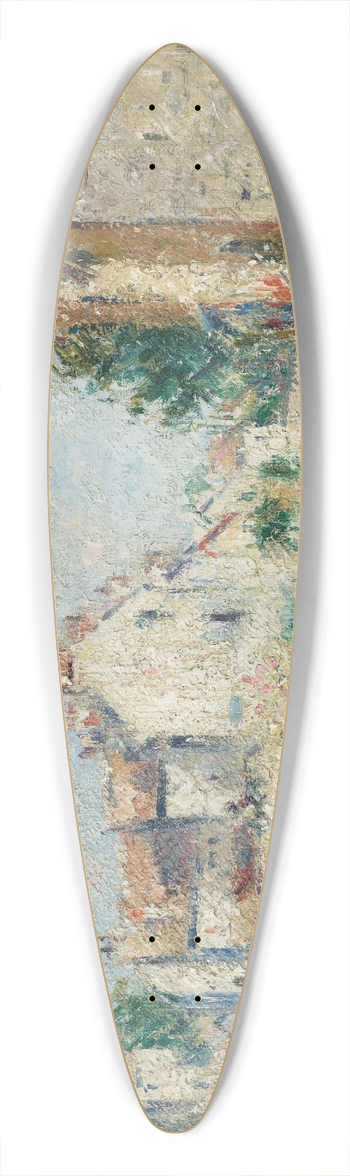Gustave Loiseau - Rue de village en Normandie 39.3 inch art pintail longboard deck