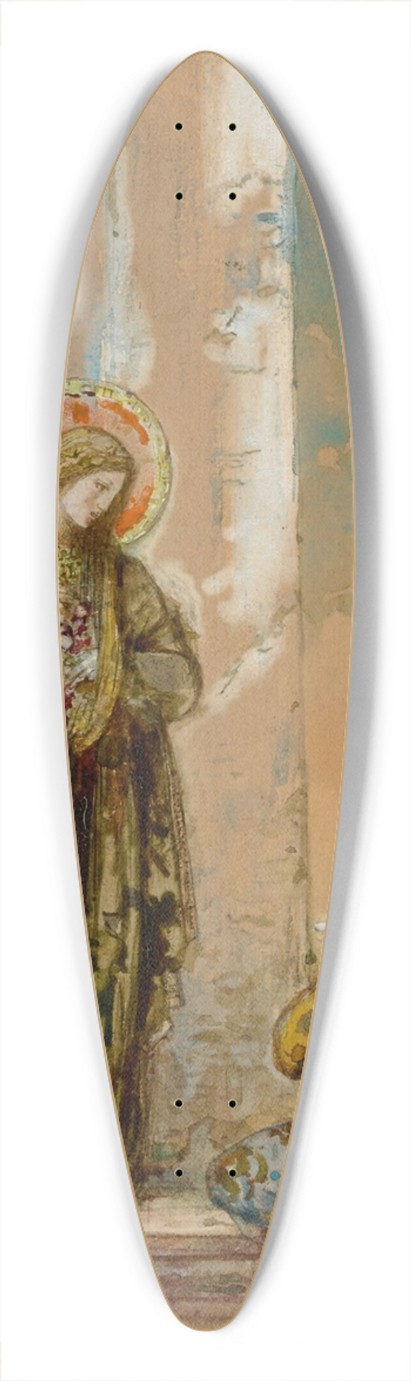 Gustave Moreau - La Sainte et le Pote 39.3 inch art pintail longboard deck