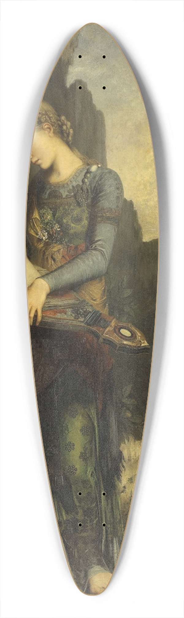 Gustave Moreau - Orpheus 39.3 inch art pintail longboard deck