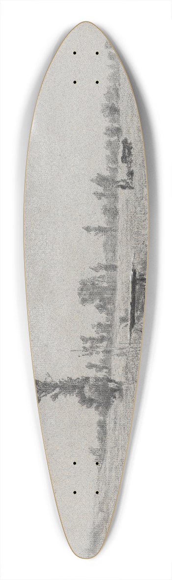 Gustav Kampmann - An der Sempt bei Langenpreising 39.3 inch art pintail longboard deck