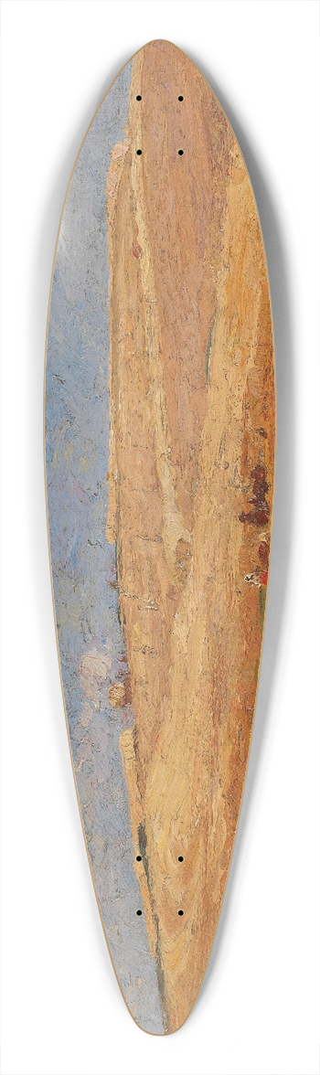 Gustav Kampmann - Landschaft mit Kornfeld 39.3 inch art pintail longboard deck