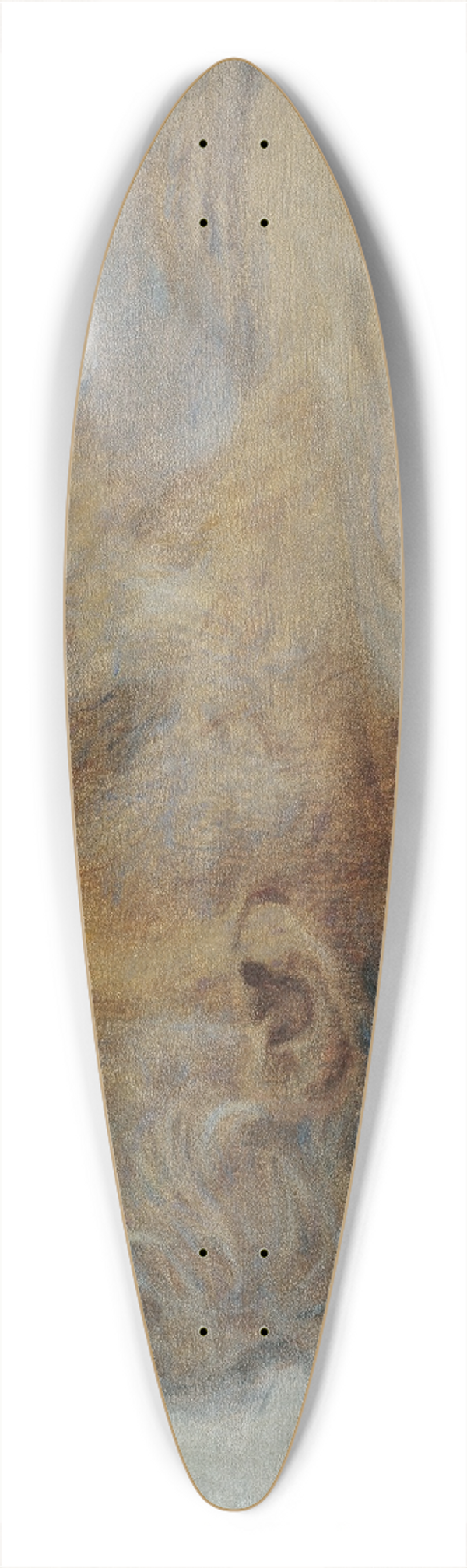 Gustav Klimt - Alter Mann auf dem Totenbett 39.3 inch art pintail longboard deck