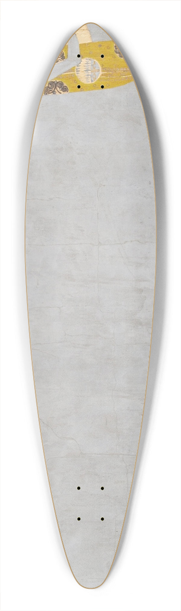 Gustav Klimt - Beethovenfries; Die Sehnsucht nach Glck findet Stillung in der Poesie (Tafel 7, rechte Langwand) 39.3 inch art pintail longboard deck