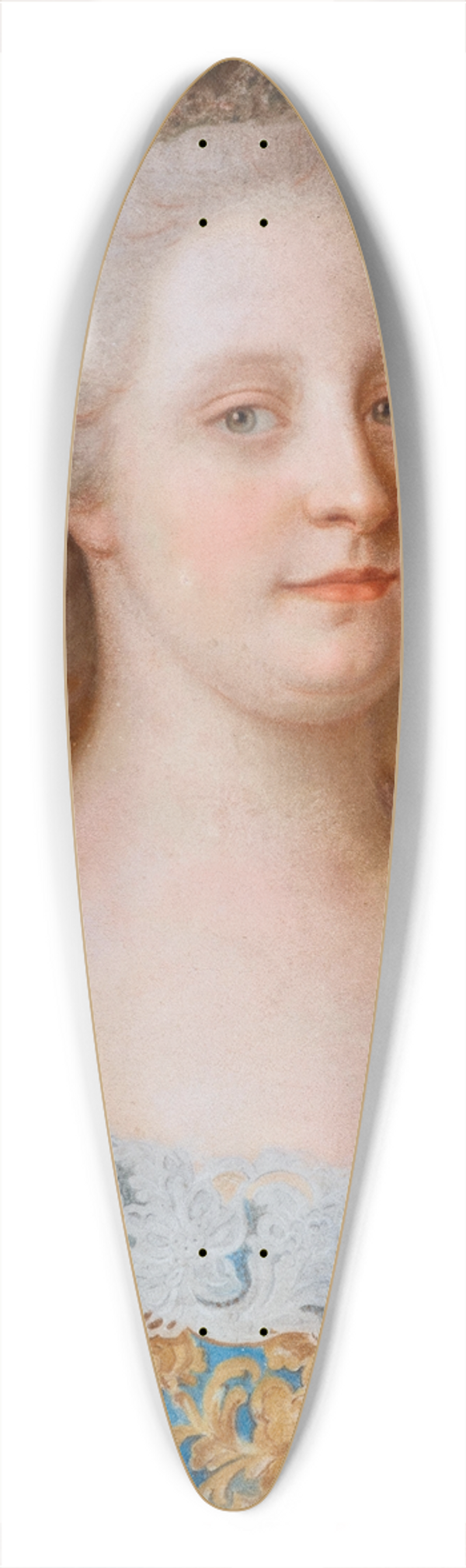 Habsburg Court Painter - Portrait Of Maria Theresia Of Austria 39.3 inch art pintail longboard deck
