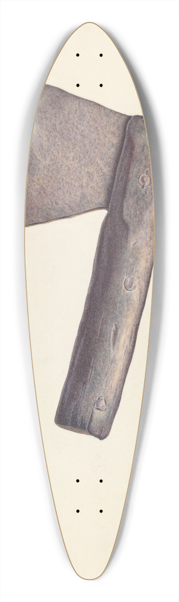Hal Blakeley - Axe 39.3 inch art pintail longboard deck