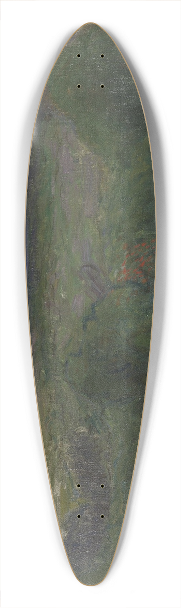 Halfdan Egedius - Approaching Storm 39.3 inch art pintail longboard deck