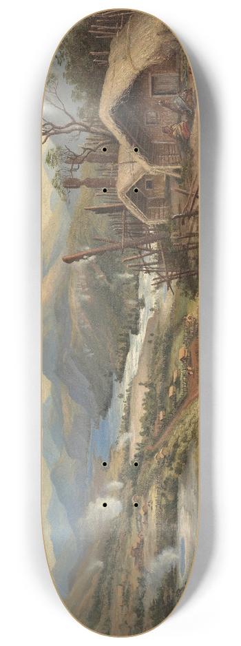 Charles Blomfield - Orakei Korako on the Waikato 8.25 inch art skate deck