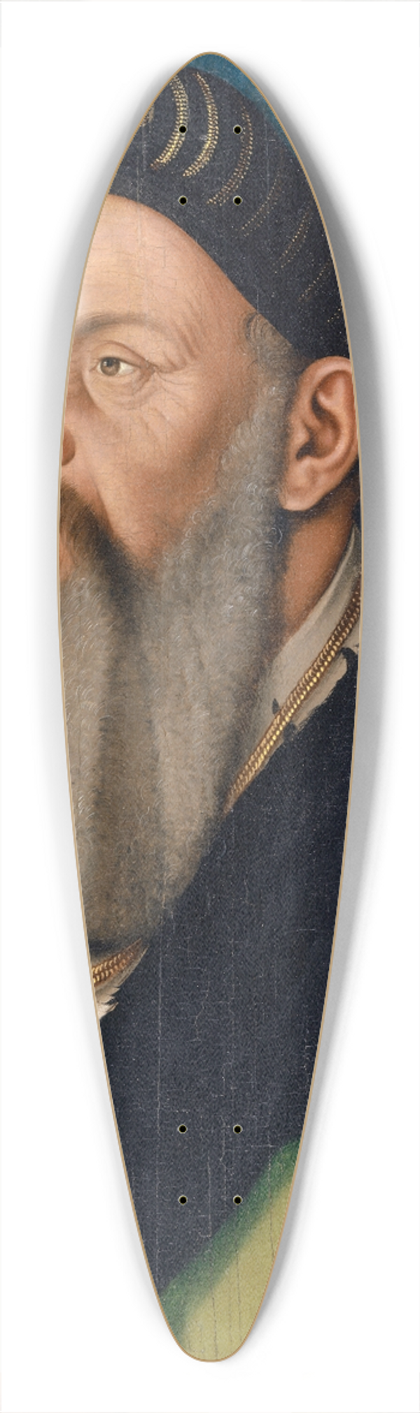 Hans Baldung - Portrait of Adelberg III. of Brenfels 39.3 inch art pintail longboard deck