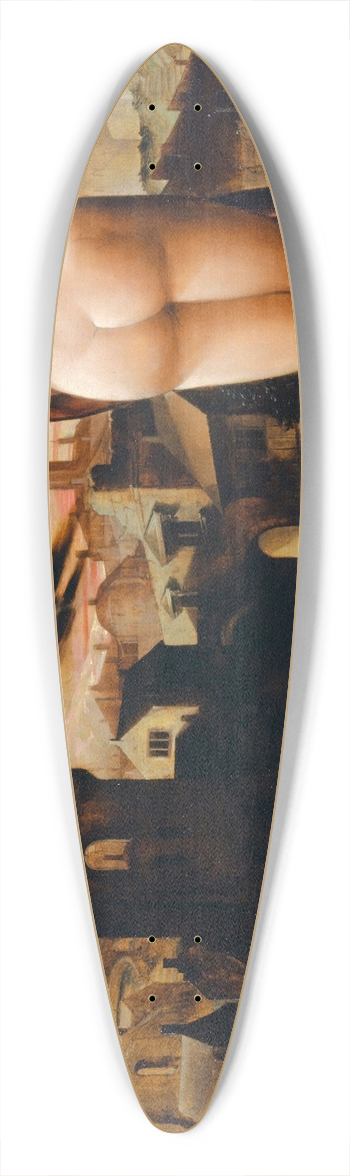 Hans Bock the Elder - Allegory of Night 39.3 inch art pintail longboard deck
