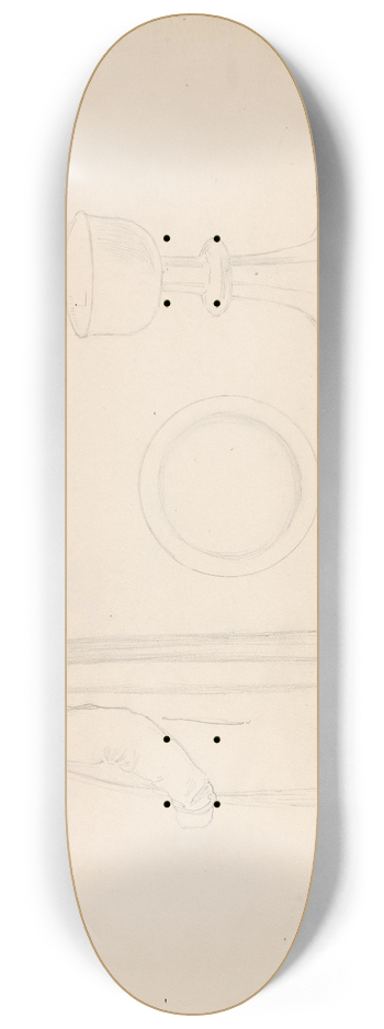 Adolph Tidemand - Vilhelm Birkedal i prestekappe; disk og kalk 8.25 inch art skate deck