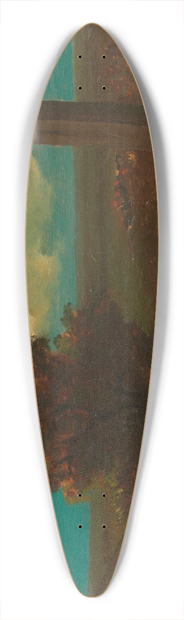 Hans Canon - Hhnerhof 39.3 inch art pintail longboard deck