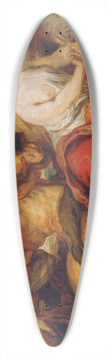 Hans Canon - Samson and Delila 39.3 inch art pintail longboard deck