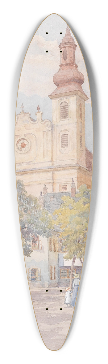 Hans Gtzinger - Fronleichnamsumzug in Maria Lanzendorf 39.3 inch art pintail longboard deck