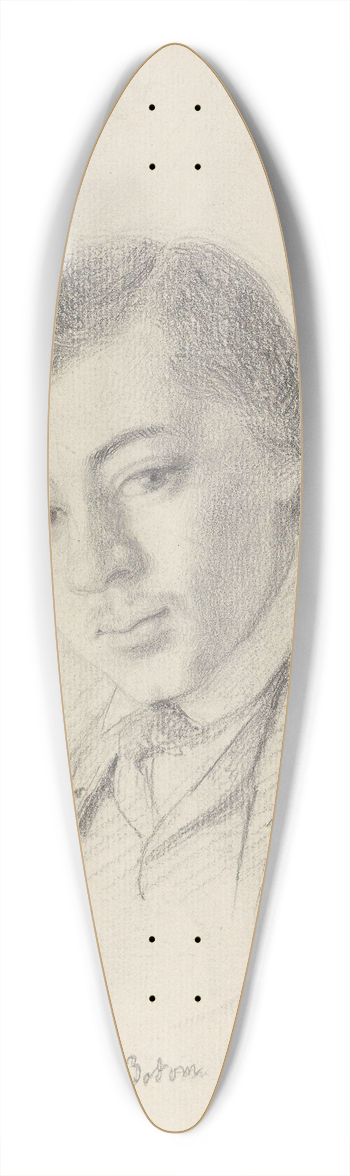 Hans Gude - Erik Bodom 39.3 inch art pintail longboard deck
