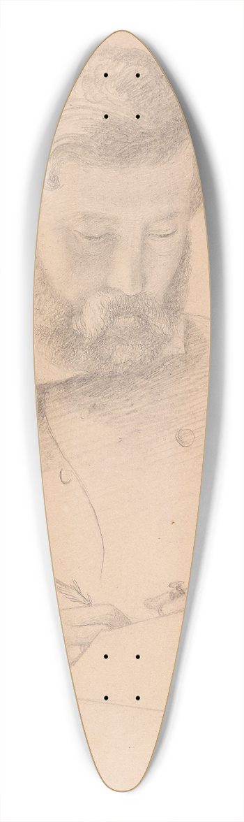 Hans Gude - Hermann Kauffmann 39.3 inch art pintail longboard deck