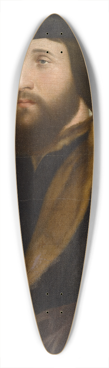 Hans Holbein The Younger - Portrait of an Englishman or Scotsman 39.3 inch art pintail longboard deck
