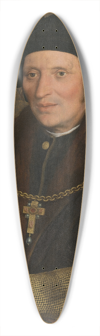 Hans Holbein The Younger - Sir Brian Tuke 39.3 inch art pintail longboard deck